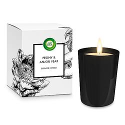 Air Wick Vela perfumada, fragrância de peónia e pêra Anjou, fragrância de jardim premium