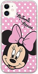 ERT GROUP mobiltelefonfodral för Samsung S10 PLUS originalt och officiellt licensierat Disney mönster Minnie 008 Vit optimalt anpassad till formen på mobiltelefonen, fodral tillverkad av TPU-plast