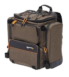 Savage Gear Specialist Rucksack - Zaino da pesca impermeabile con scompartimenti multipli, contenitori per esche artificiali protetti dai raggi UV, per pescatori da banco, da barca e da viaggio 23L