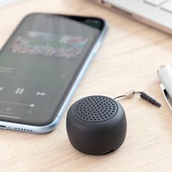 InnovaGoods® Mini Altavoz inalámbrico Recargable portátil Miund, Reproduce tu música Favorita de Forma inalámbrica, portátil, diseño Compacto y Elegante, Ideal para el hogar y el Exterior