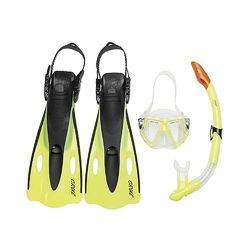 Unisex – Hanifaru snorkelset, svart, S/M