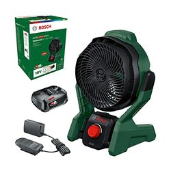 Bosch Accuventilator UniversalFan 18V-1000 (1x 2,0Ah accu 18-volt-systeem; voor doe-het-zelvers, camping en meer; luchtvolumestroom: 1.000 m³/h; in doos) testscore: zeer goed (magazijn: zelf is de