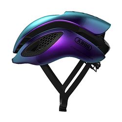 ABUS GameChanger Casco ciclismo - Casco da bici aerodinamico con ventilazione idonea per uomo e donna - Viola / Blu, Taglia M