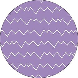 Bonateks, Ronde digitaal bedrukte muismat, antislip onderkant, voor kantoor en thuis, diameter: 22 cm