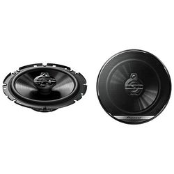 Pioneer TS-G1730F 17 cm diffusore coassiale a 3 vie (300 W max. ciascuno, 40 W sinus), suono potente, alta efficienza, profondità di installazione 49.7 mm, taglio di installazione 144 mm, con griglia