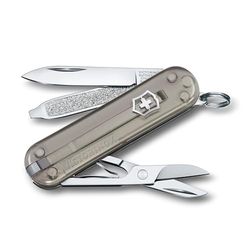 Victorinox Classic SD, Navaja Multiuso Suiza, Cuchillo bolsillo, Regalo, 7 Funciones, Hoja pequeña, Lima de uñas