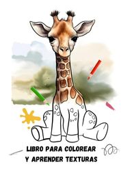 LIBRO PARA COLOREAR: LIBRO PARA COLOREAR Y APRENDER TEXTURAS DE ANIMALES