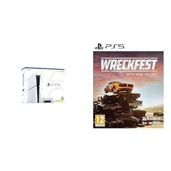 Playstation PS5 Slim & Wreckfest + Hogwarts Legacy + Marvel's Spider-Man 2