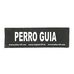 Julius-K9 162lr-g-39792, Originale intercambiabili Toppe per Powerharness, Taglia: Large, Riflettente, Fosforescente, 1 Paio, Perro Guia