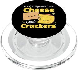 Vamos juntos como queso y galletas PopSockets PopGrip para MagSafe