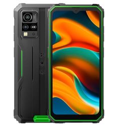 Blackview Teléfono Móvil Resistente BV4800, 6GB+64GB(Extensión 1TB), 6.56'' HD+ 120Hz, ArcSoft® 13MP+5MP, Android 13 SIM Dual IP68 Impermeable Antigolpes Smartphone, Huella Dactilar, GPS NFC Verde