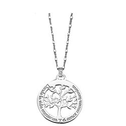 Lotus LP1641-1/1 Collier en argent avec pendentif en forme d’arbre de la vie