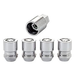 McGard 24154SU Standard - Porcas antirroubo para roda (base cónica, M12 x 1,25, comprimento 32,5 mm, SW21)