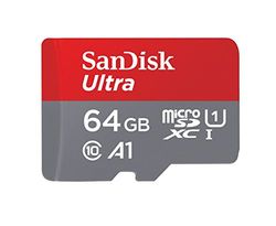 SanDisk 64GB Ultra microSDXC card for Chromebook + SD adapter up to 140 MB/s with A1 App Performance UHS-I Class 10 U1