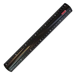 Brunnen Colour Code Règle pour gaucher et droitier, 15 cm, plusieurs couleurs disponibles 30 cm schwarz/onyx