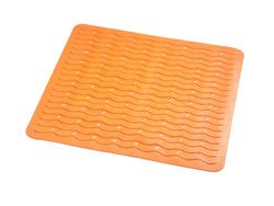 Ridder 683030 Playa - Alfombrilla de baño (38 x 80 cm), Color Azul neón, Neón-Naranja, 54x54 cm