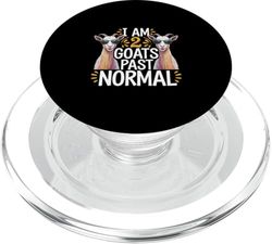 I Am 2 Goats Past Normal Broma de granjero de animales |-- PopSockets PopGrip para MagSafe