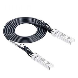 Elfcam® - SFP+ till SFP+ 10 Gb direktanslutningskabel, Direct Attach Copper (DAC) Twinax-kabel, (2 m x 2 st)