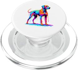 Paint Art Rhodesian Ridgeback Ridgebacks PopSockets PopGrip para MagSafe