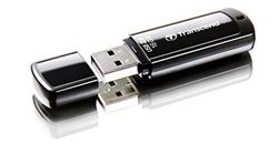Transcend Clé USB 2.0 16 Go JetFlash 350 Noir TS16GJF350