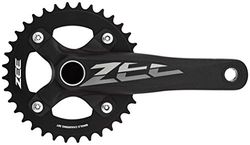 Shimano FC-M640 vev 68/73 mm svart vevarmlängd 170 mm 2016 MTB