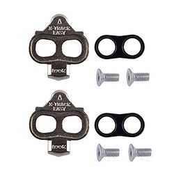 LOOK Cycle - Calas X-Track Easy - Desengate multidirecional - ultra compacto - leves - liberdade angular de 6° - alas para MTB, compatível com todos os pedais padrão SPD