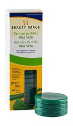 Beauty Image Aloe Vera Hot Wax Discs, Pack of 20