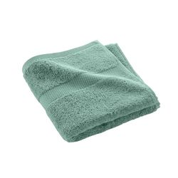 Douceur d'Intérieur Elegance - Toalla de baño (50 x 90 cm) Verde Claro, 100% algodón Liso