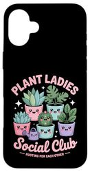 Plant Ladies Social Club Kawaii Gardening Case for iPhone 16 Plus