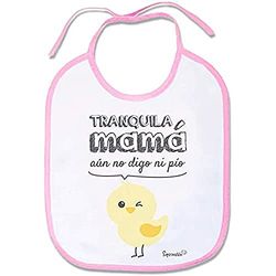 Supermolon 03267 Babyslabbetje met veters, pastelroze, uniseks