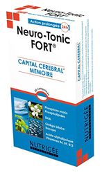 NUTRIGÉE - Neuro Tonic Fort - Capital Cérébral - Stimule La Mémoire & Les Fonctions Cérébrales - 4 Types D'Actifs - 1 À 2 Prises/Jour - 30 Comprimés - Programme de 15 à 30 Jours - Fabriqué en France