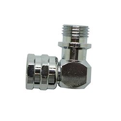 Scuba Choice Snorkel Master 90 graders vridbar adapter UNF för regulator LP-slang, 2" x 9/16" - 18"