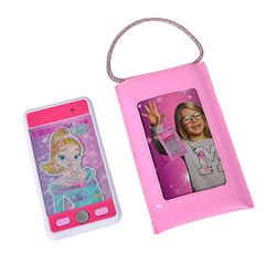 Simba- Steffi Love Girls-Smartphone con Funda Teléfono para niños, Color Rosa. (105562049)