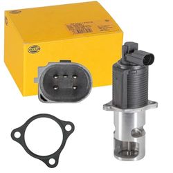 HELLA 6NU 010 171-521 Válvula EGR - elétrico - 5 polos - com junta