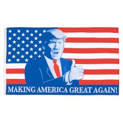 Donald Trump flaga prezydenta Ameryki znów niesamowita 90x60cm - Znów robiąc Amerykę Wielką flagę 60 x 90 cm - Flagi - AZ FLAG