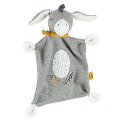 Fehn paño de Peluche Burro Star, con algodón orgánico ecológico, con Eslogan Bordado Personalizado para bebés y niños pequeños a Partir de 0 Meses, A Star is Born
