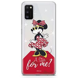 ERT GROUP mobiel telefoonhoesje voor Samsung A41 origineel en officieel erkend Disney patroon Minnie 044 optimaal aangepast aan de vorm van de mobiele telefoon, gedeeltelijk bedrukt