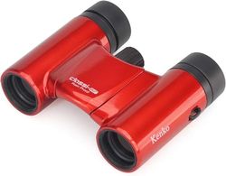 Kenko Binocoli Classi-Air 10x21 DH, Prisma a tetto, leggero, design pieghevole e compatto, Rivestimento multistrato, Rosso 021392