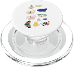 Arte de mariposas coloridas Cottagecore PopSockets PopGrip para MagSafe