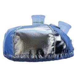 SAF Wärmetechnik KM-IRU Labheat - Campana aislante sin calefacción, capacidad de 4 L, bombilla de cristal de 207 mm de diámetro, 250 W, 230 V
