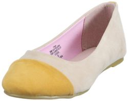 Pieces Zenia Must Ballerina - Lt. grijs/zomer Y, ballerina's voor dames, Grau Licht Grijs Zomer Geel, 40 EU