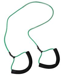 Schmidt Sports Fascia Elastica con Maniglie per Esercizi Basic, Verde (Grün), Taglia Unica