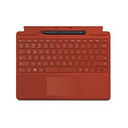 Microsoft Surface Pro 8/X Cover Alcantara + PEN - Poppy Red