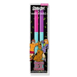 Wet n Wild Scooby-Doo Damsels Not in Distress, 2-Piece Retractable Richly-Pigmented Eyeliner Set in Shimmer and Glitter Finish, Smooth Application, Hot Pink and Violet Shades