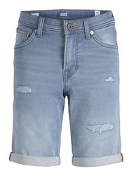 JACK & JONES Jjirick Jjiorg GE 635 I.k Jnr Sn-Pantalones Cortos, Azul Denim, 128 cm Unisex niños