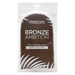 Creightons Bronze Ambition Morbido guanto abbronzante in velluto, ultra morbido e ipoallergenico. Aiuta con l'applicazione di prodotti abbronzanti in bronzo per un'abbronzatura meravigliosamente uniforme.