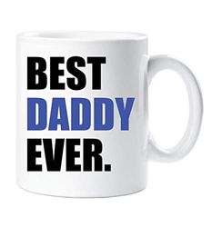 Best Daddy Ever Mok Blauw Vaderdag Mok Verjaardag Kerst Keramisch Geschenk