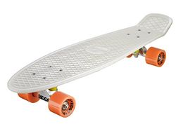 Ridge Skateboards 27' Mini Cruiser Skateboard completo, Glow in the Dark, Incandescente, Arancione