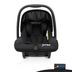PETEX Siège auto Bambini i-Size conforme à la norme ECE R129 pour enfants d'environ 40-87 cm, fonction basculante, siège auto noir, 1 pièce