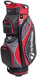 TaylorMade Pro Cart 6.0 golfväska, svart/röd, en storlek